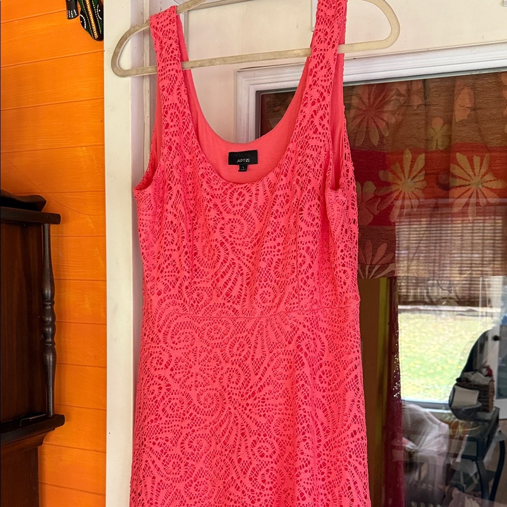 Apt. 9 Pink Lace Dress